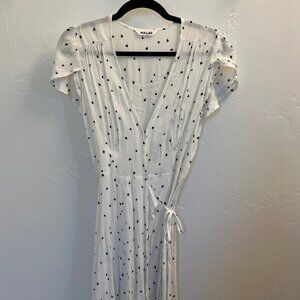 ROLLA’S Dancer Wrap Dress - White / Small